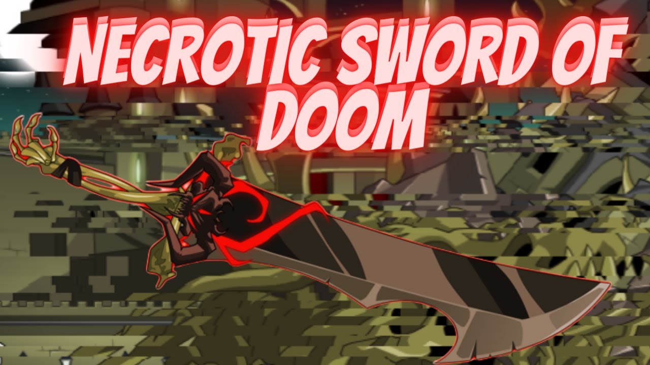 AQW HOW TO GET NECROTIC SWORD OF DOOM (GUIDE COMPLETE 2023) AND MERGE SHOP + BADGE