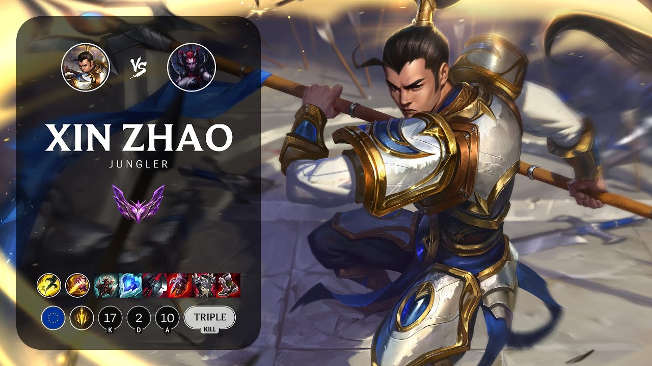 Xin Zhao Jungle vs Elise - EUW Master Patch 14.2