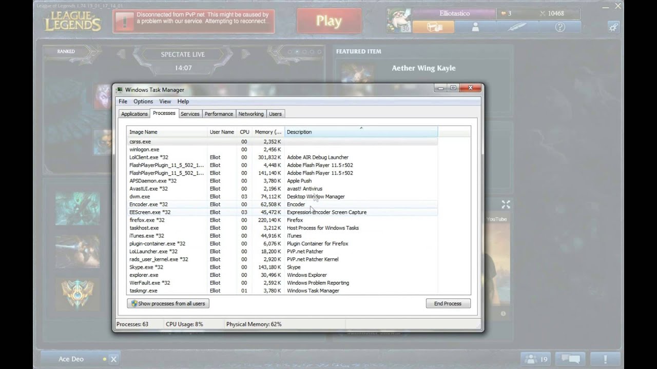 PVP.NET Crashes
