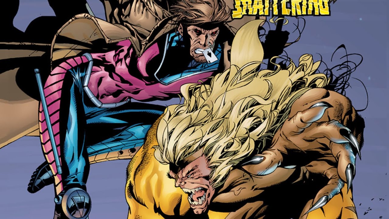 Gambit Saves Sabretooth Life| X-Men The Shattering Part 2| Gambit #8-9