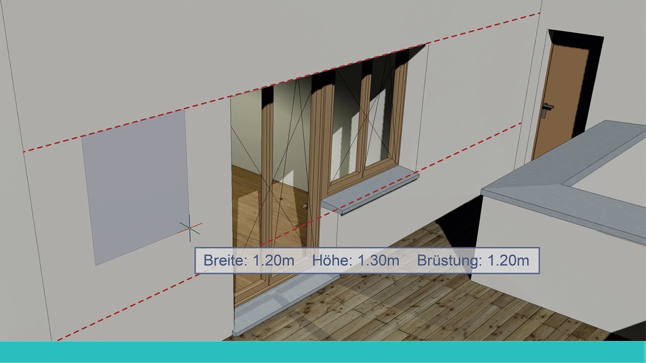Vectorworks 2024: Richtig arbeiten mit Fenstern, Türen und Wänden