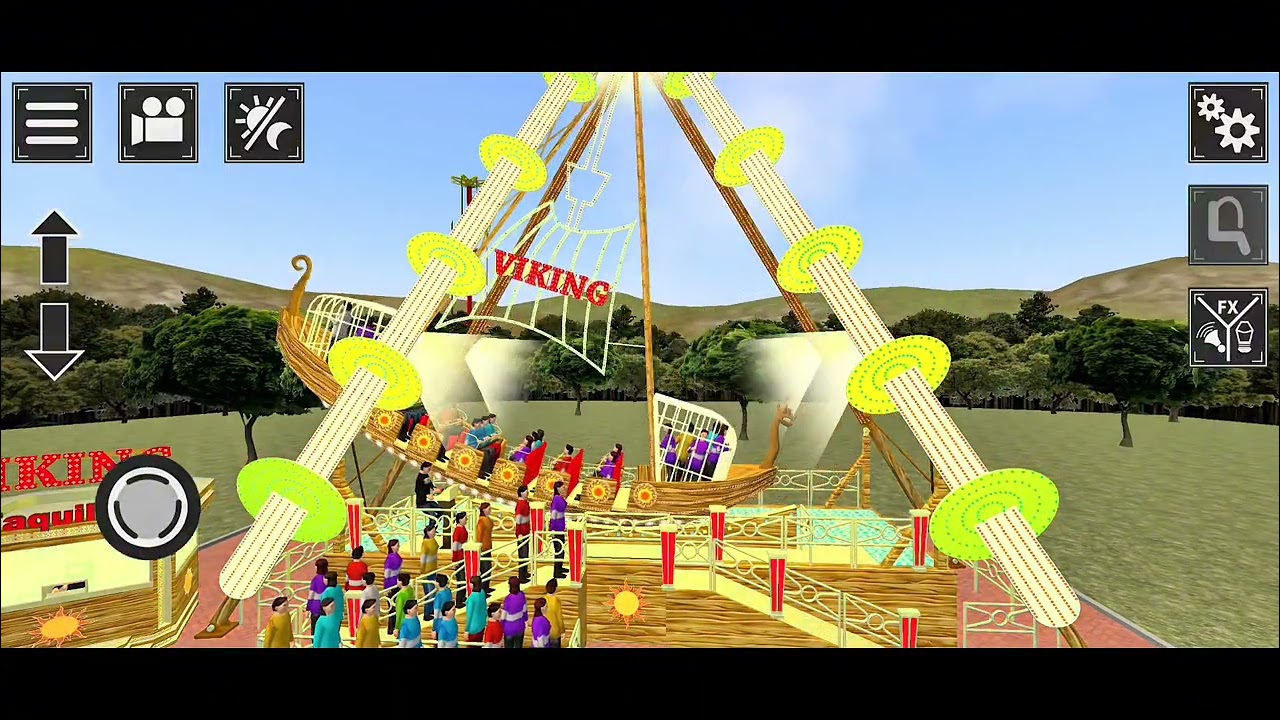 Theme Park Ride - Vikings