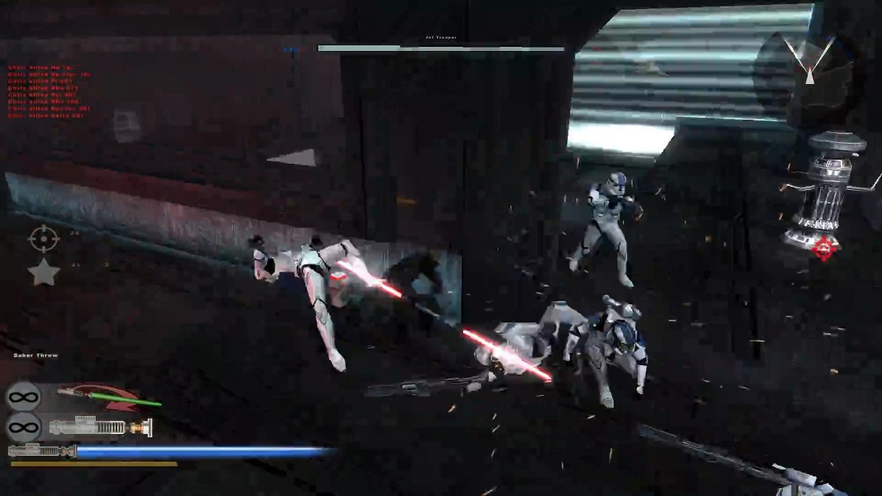 Maul strikes at the Republic!!! Star Wars Battlefront II (Classic 2005)