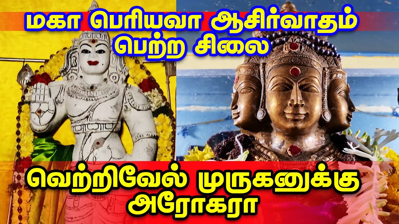 வெற்றிவேல் முருகனுக்கு அரோகரா | மகா பெரியவா ஆசிர்வாதம் பெற்ற சிலை  குமரபுரத்தில்