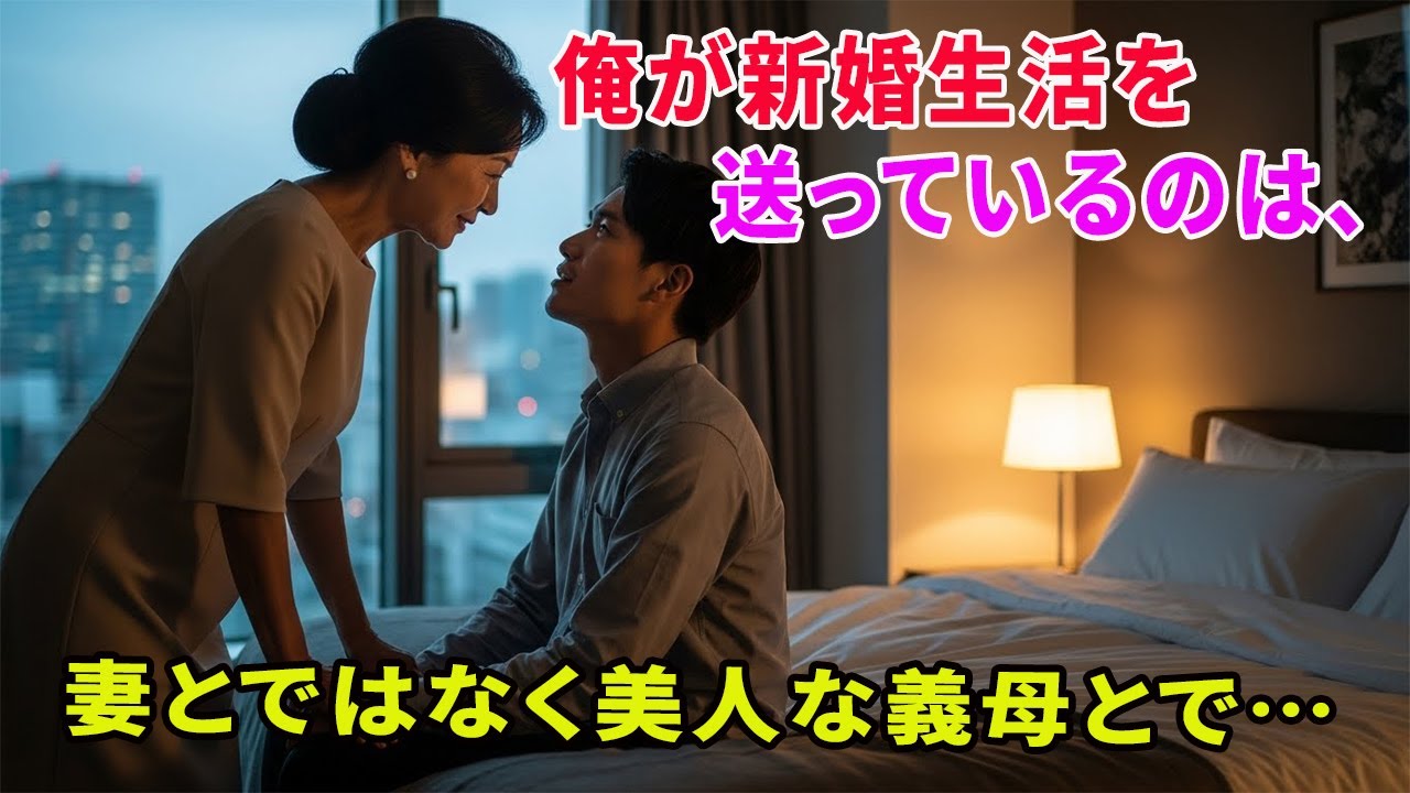 【大人の事情】俺が新婚生活を送っているのは、妻とではなく美人な義母とで…