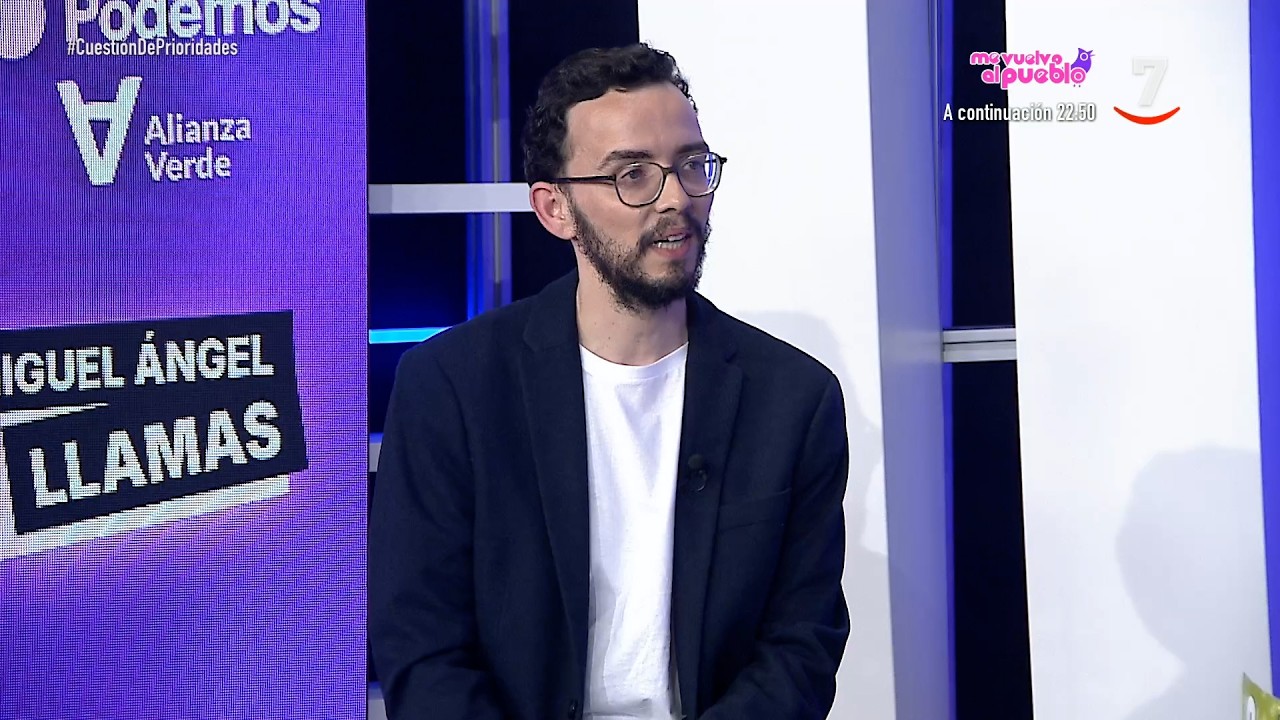 Miguel Ángel Llamas, candidato de Podemos - Alianza verde