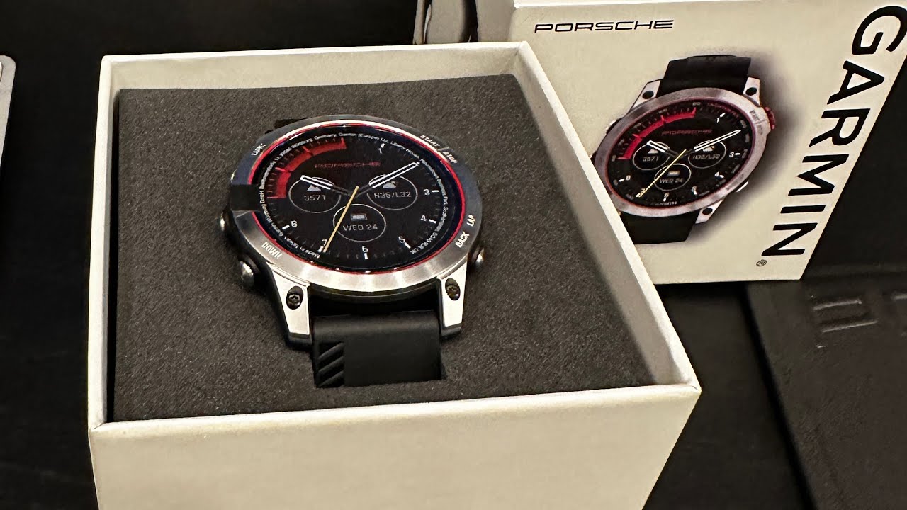 Unboxing do Relógio Garmin x Porsche - Epix 2 WAP0709030PSMW