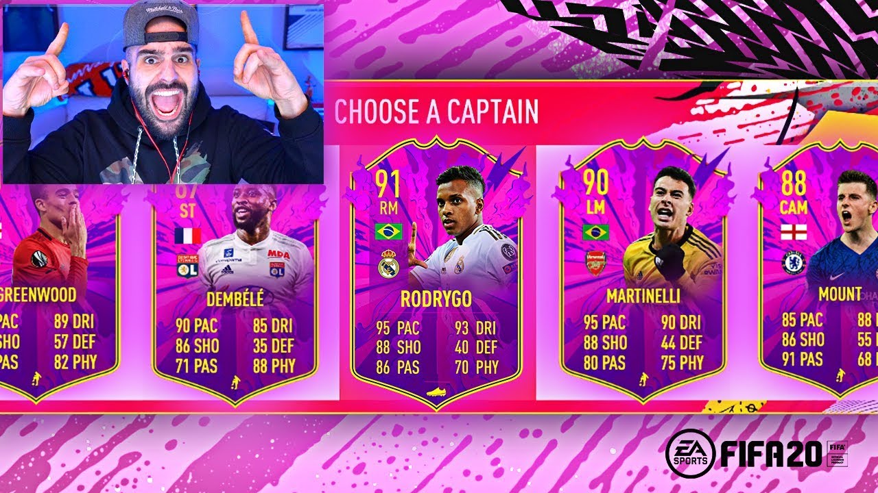 OMFG! THE BEST FUTURE STARS DRAFT EVER!! I GOT 5! FIFA 20 Ultimate Team