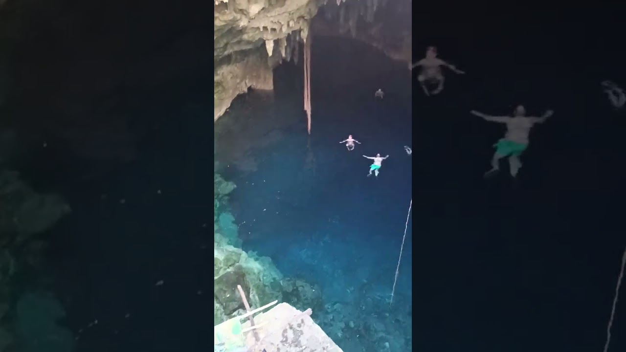  Visitando un cenote en chancana del estado de Yucatán 