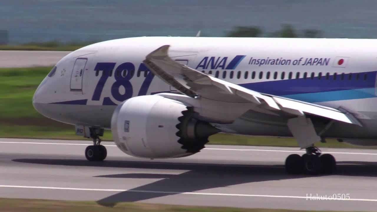 南ぬ島 石垣空港 ANA Boeing 737 & Boeing 787 離着陸シーン