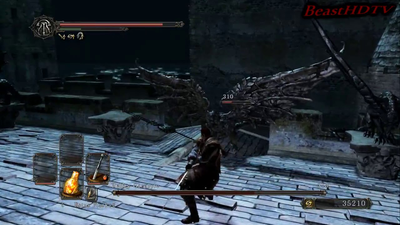 Dark Souls 2 - Belfry Gargoyles (Boss Fight)