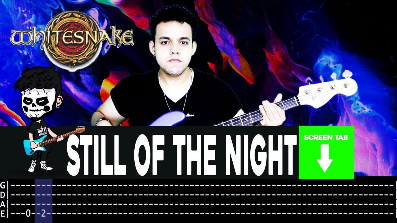 【WHITESNAKE】[ Still Of The Night ] cover by Cesar | LESSON | BASS TAB