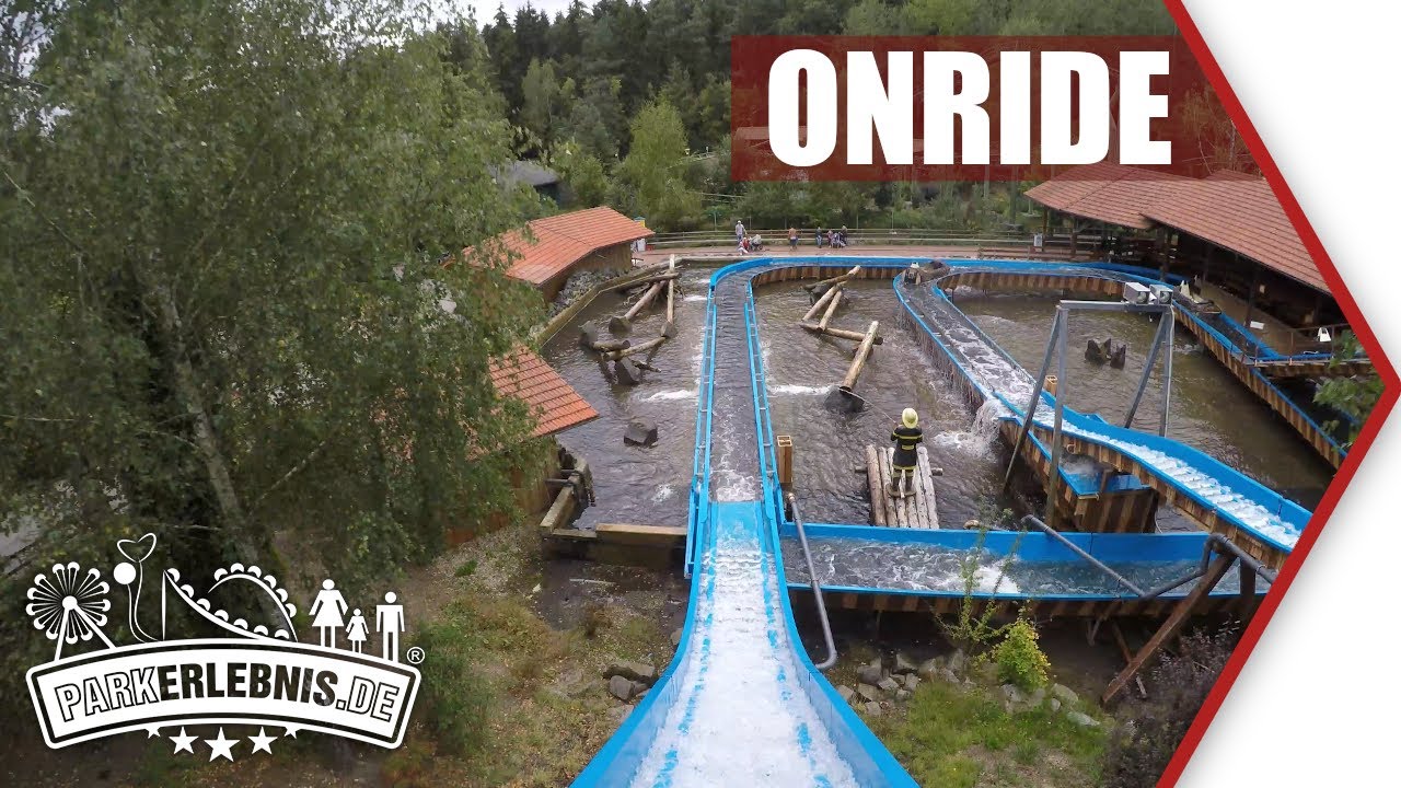 Wildwasserbahn Bayern-Park OnRide POV - Mitfahrvideo