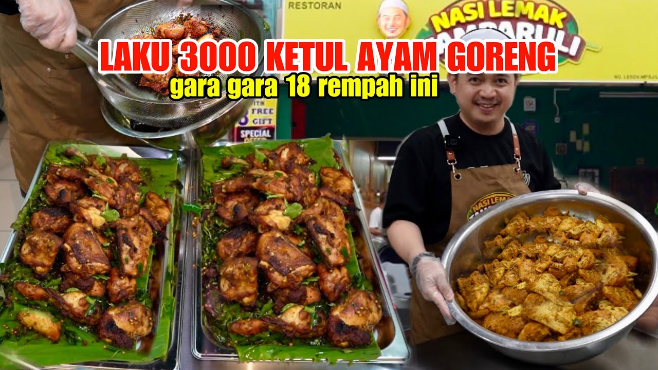 300 KILO BERAS 200 EKOR AYAM LICIN SETIAP HARI AKIBAT MENU INI...