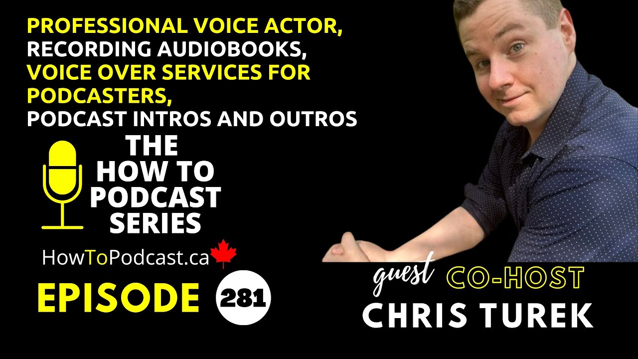 CO-HOST - Voice Actor, Chris Turek - Audiobooks, Voice Overs for Podcasters, Podcast Intros & Outros