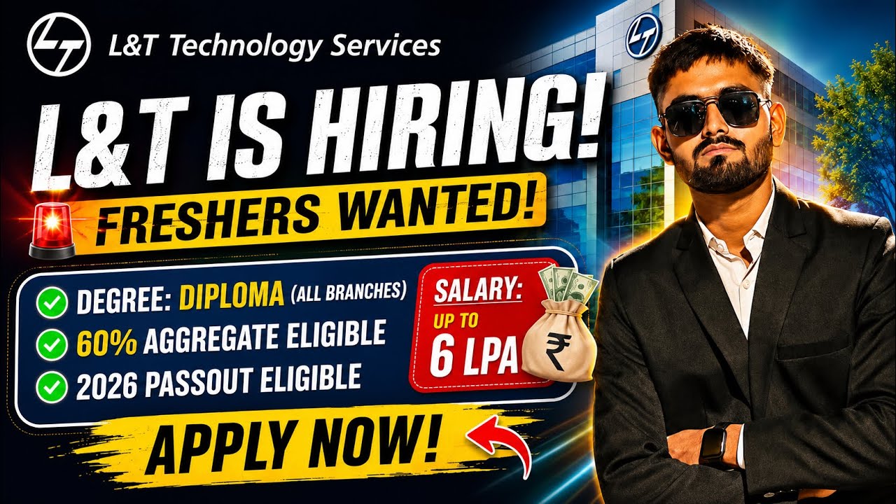 L&T DET 2026 Vacancy | L&T Diploma Jobs 2026 #diplomajobs #job