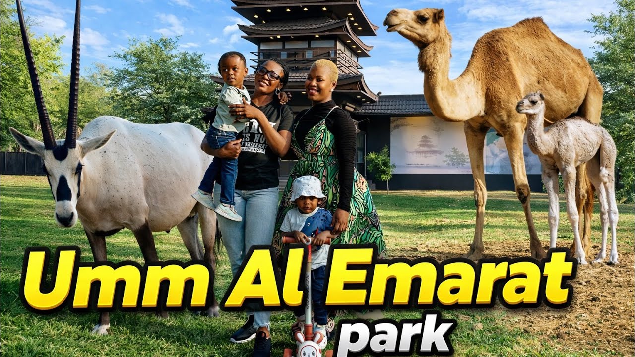 Um Al Emarat park Abudhabi | Moms’ day out with Kids| Park tour with Music 