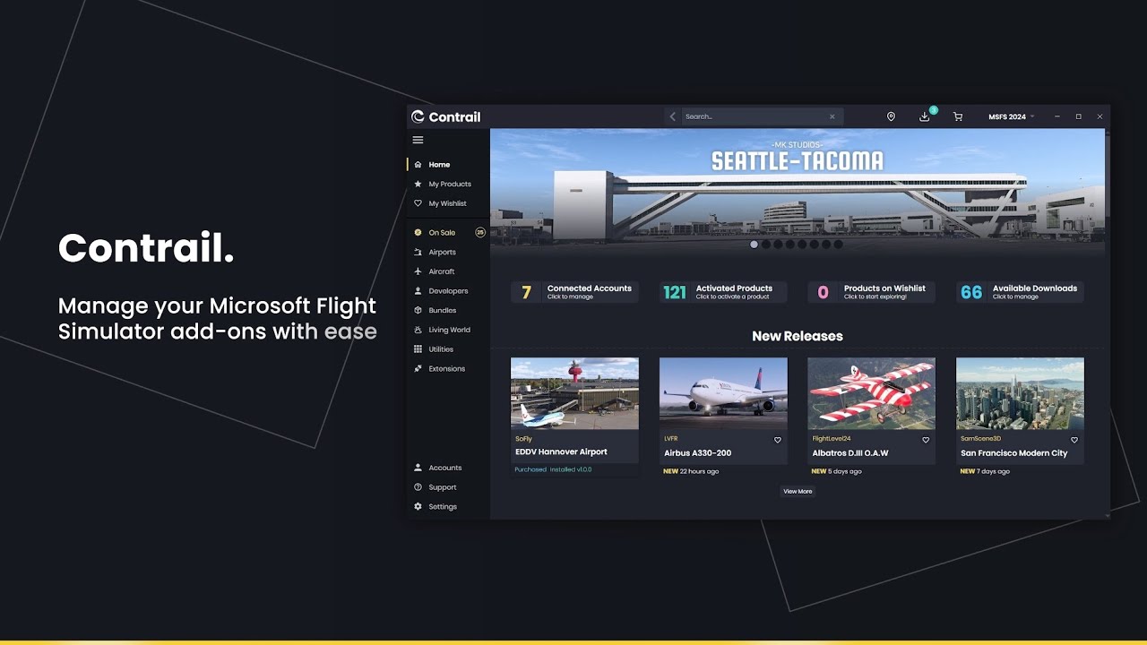 The Contrail App v2 | Microsoft Flight Simulator