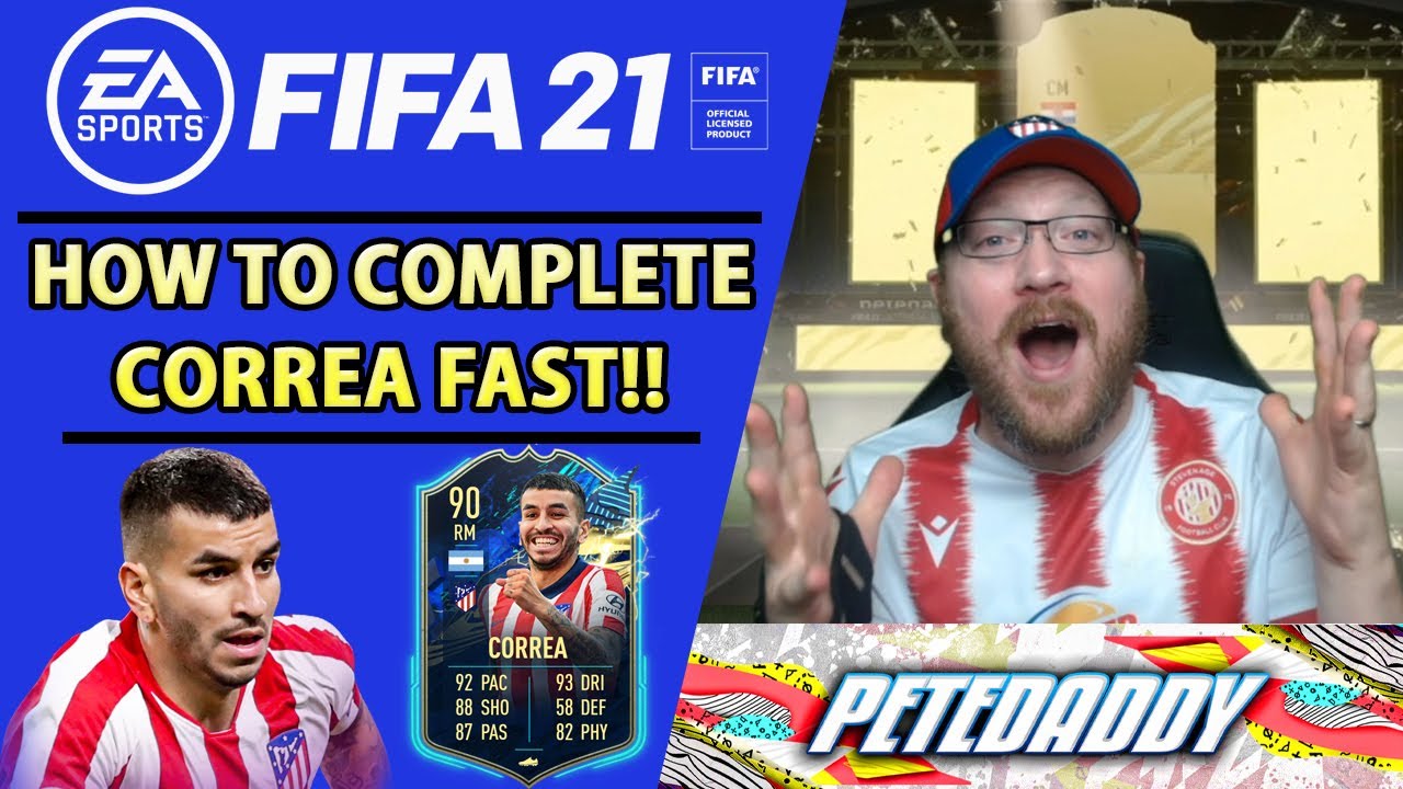 How to Complete ANGEL CORREA OBJECTIVES FAST 90 Rated Team of the Season Player FIFA 21 Ultimate FUT