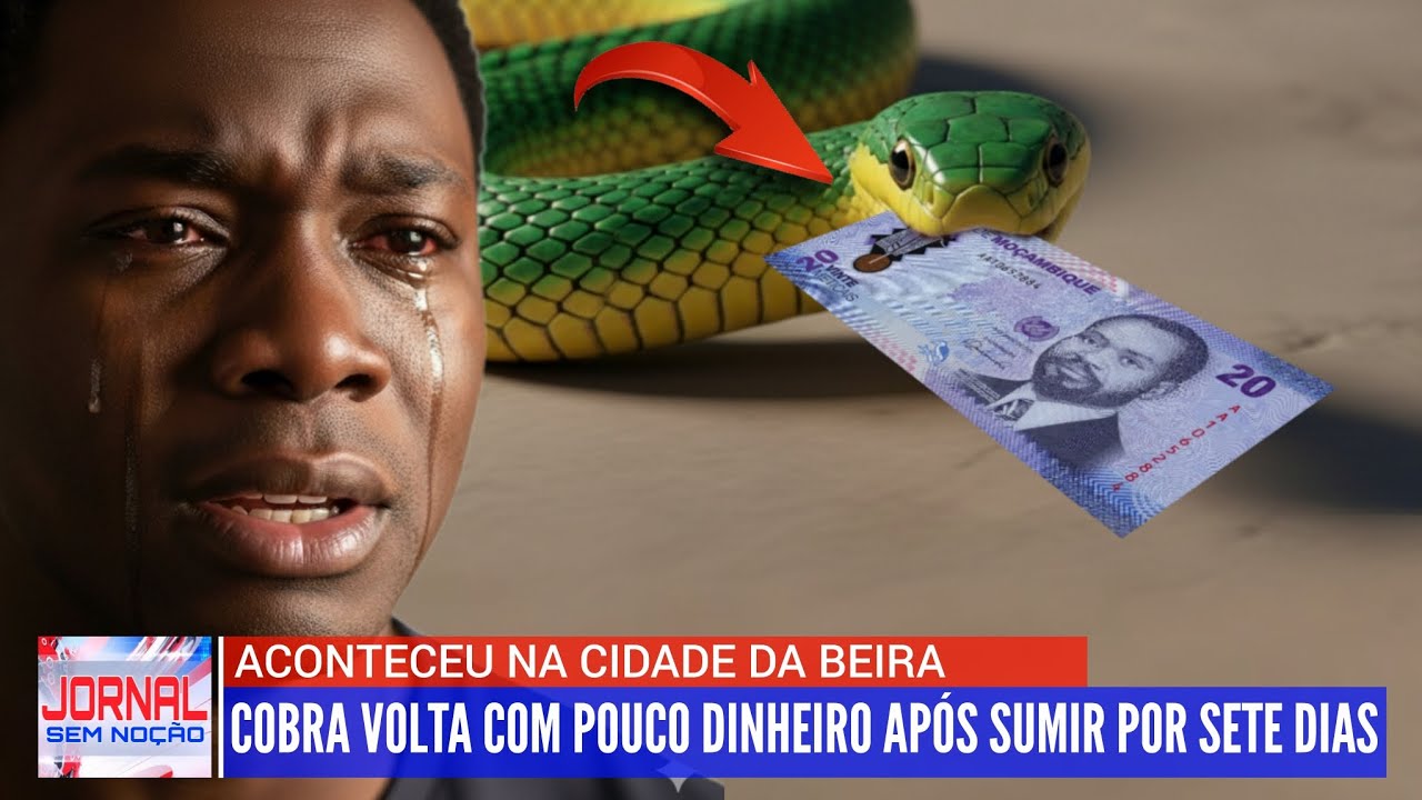 COBRA VOLTA COM POUCO DINHEIRO APÓS SUMIR POR SETE DIAS