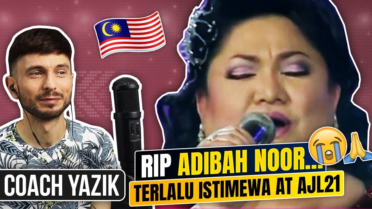 YAZIK reacts to Malaysian Singer Adibah Noor - Terlalu Istimewa | Tribute
