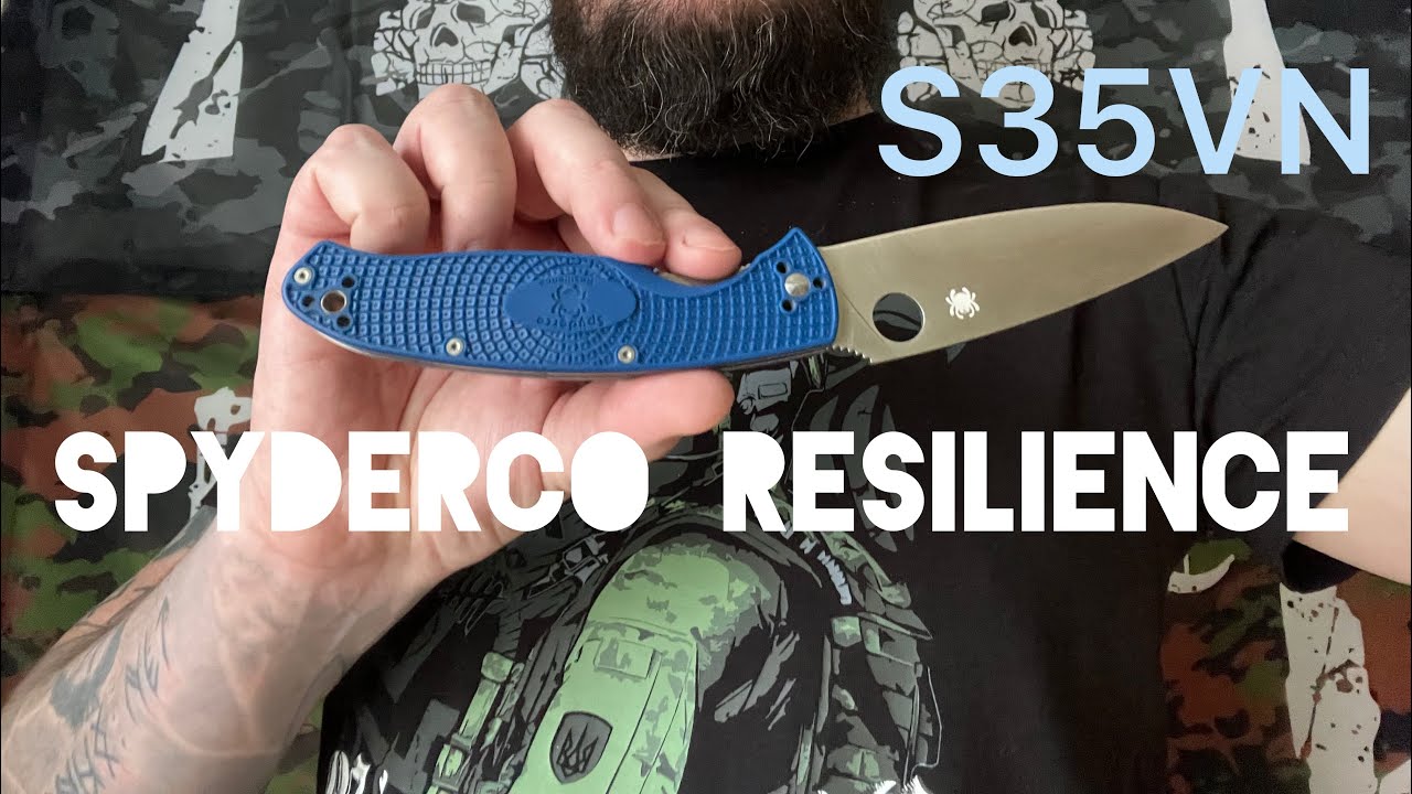 Spyderco Resilience S35VN Пол года на кармане