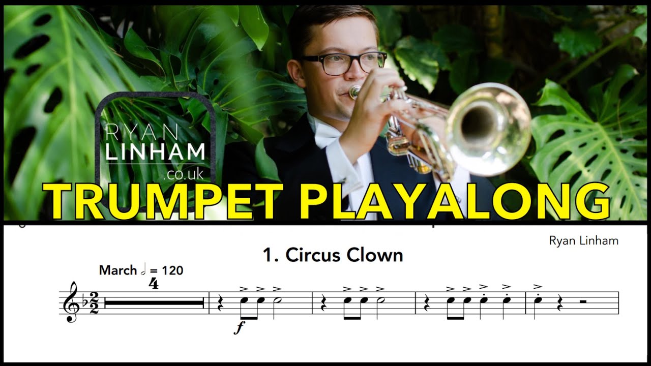 Trumpet Playalong - 1. Circus Clown - 14 Character Pieces for Solo Trumpet PDF Sheet Music Download