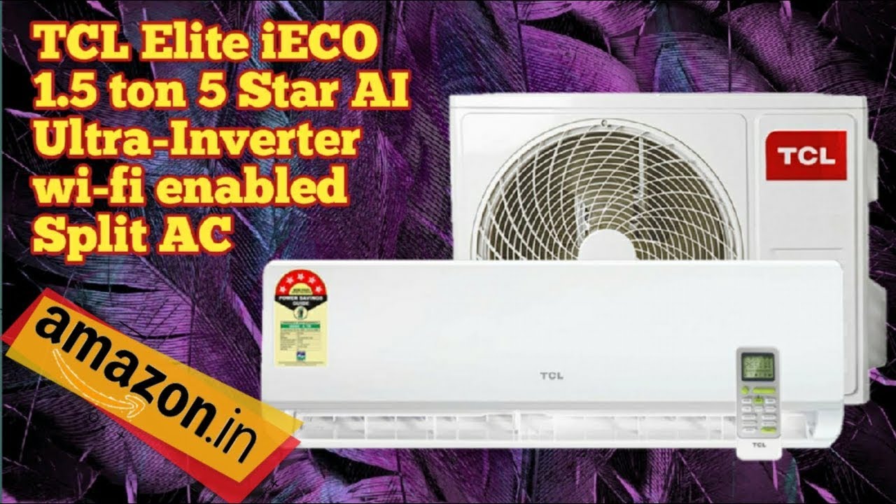 TCL Elite Smart 1.5 ton 3 Star AI Ultra-Inverter wi-fi enabled Split AC (Copper