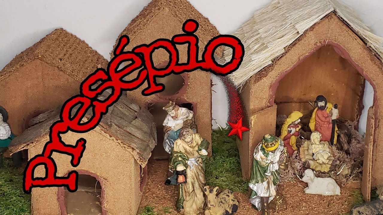 FAÇA VOCÊ MESMA PRESÉPIO COM CAIXAS DE PAPELÃO