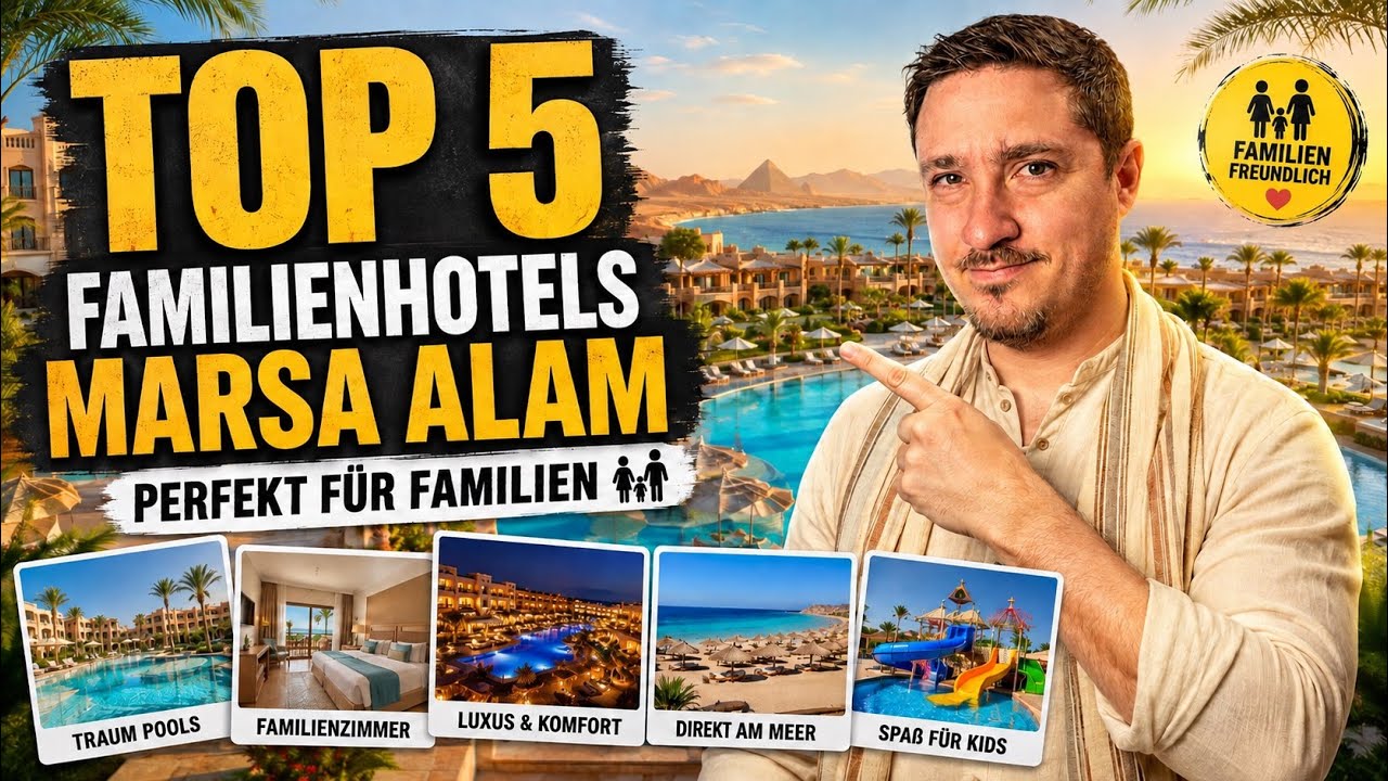 TOP 5 HOTELS ⭐️⭐️⭐️⭐️⭐️ - Die besten Familienhotels in Marsa Alam