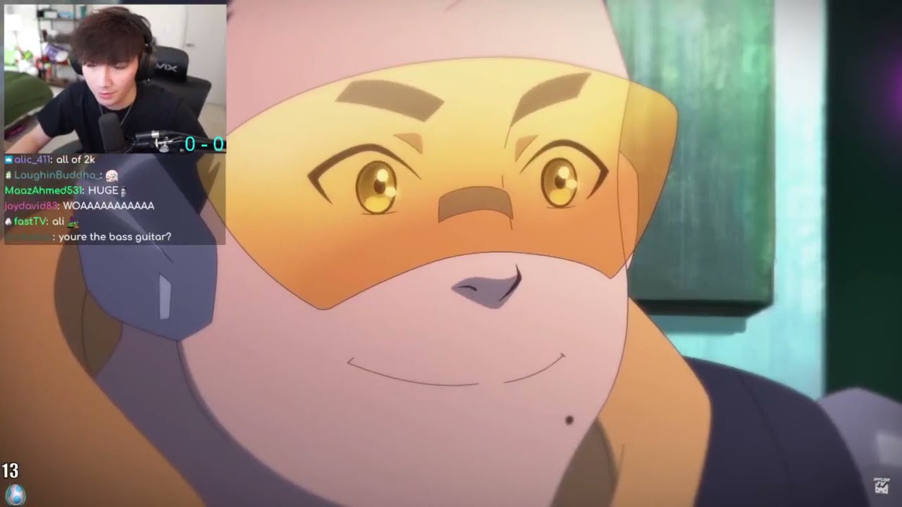Masayoshi (John) reacting to OfflineTV's  'Breakout'  official anime music video