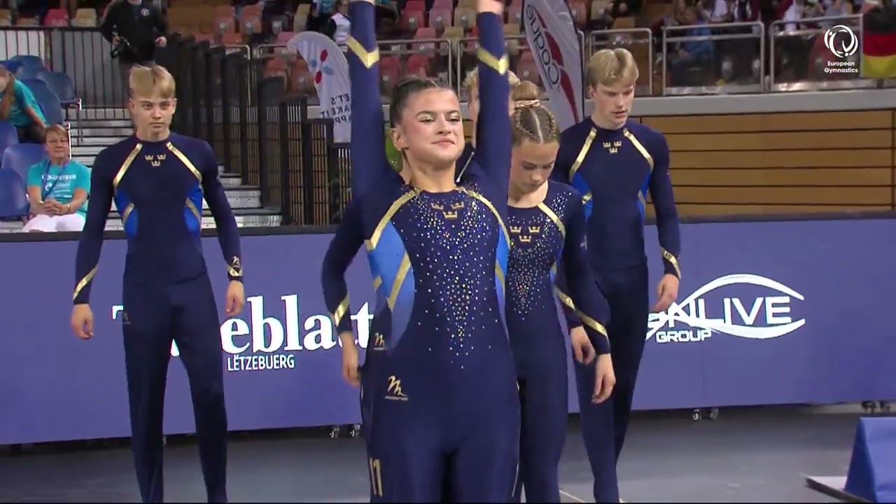 Sweden - 2022 TeamGym European silver medallist, junior mixed team