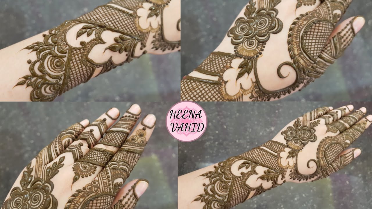 Stylish back Dubai henna design #43 | heena vahid