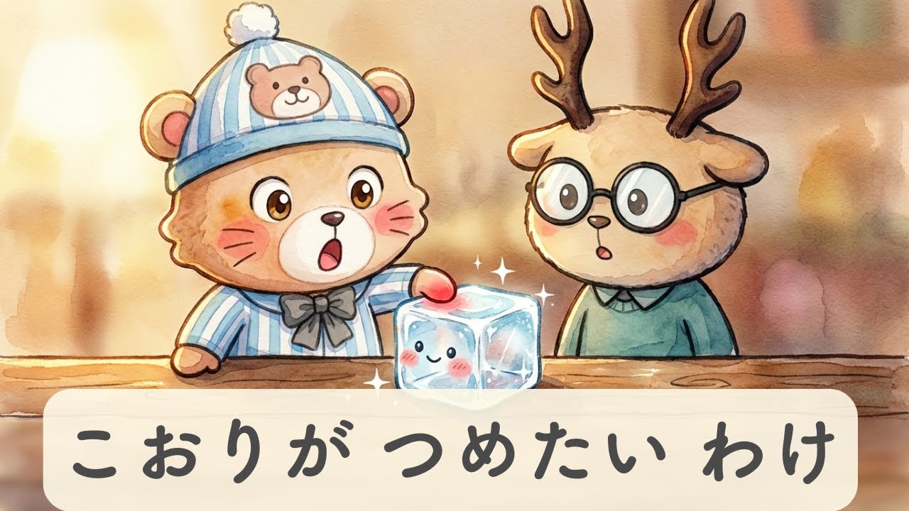 【こおり】 は どうして つめたいの？ 親子で学ぶ「ねつが うつる」