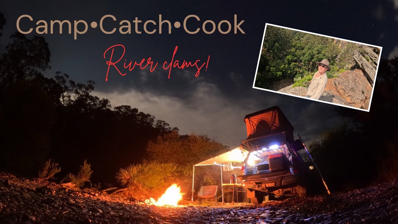 River Clams ‘CATCH N COOK’ in Torrential Rain!