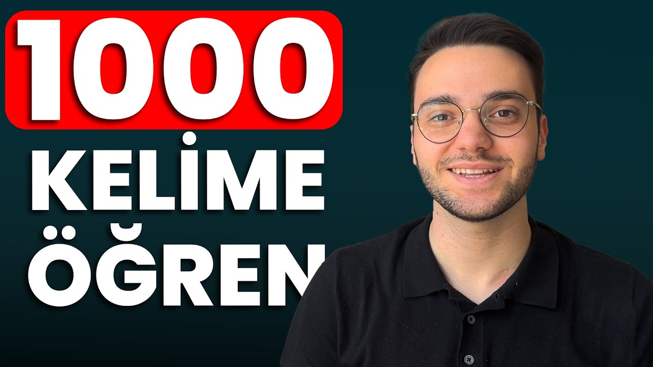 İngilizce ilk 1000 kelime nasıl öğrenilir? | Evde Sıfırdan İngilizce Öğrenmek