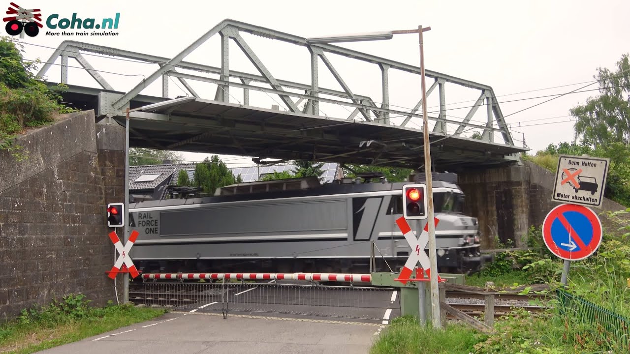 Spoorwegovergang Bad Bentheim (D) 😍4K😍 // German railroad crossing