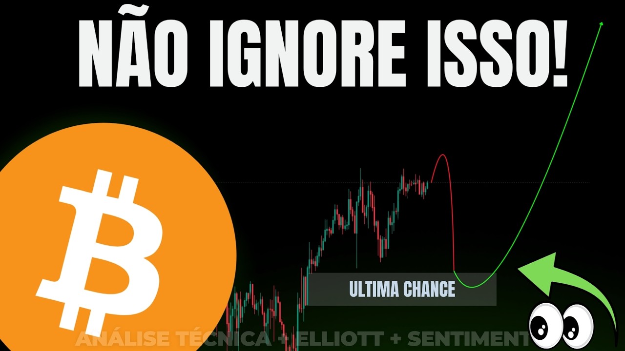 ESTA PODE SER A &Uacute;LTIMA OPORTUNIDADE! An&aacute;lise Bitcoin hoje