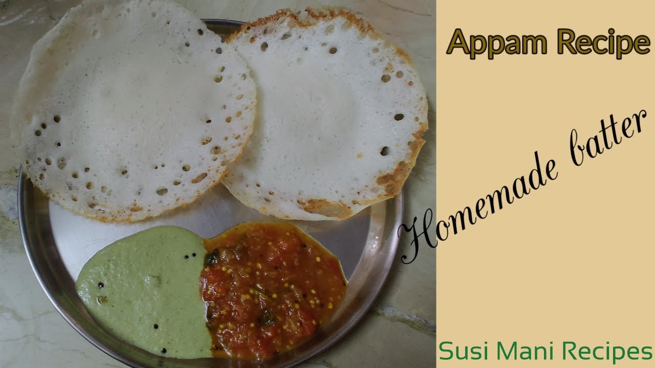 Appam Recipe | How To Make Homemade Appam Batter | For Soft Fluffy Appam | Healthy Breakfast Recipe