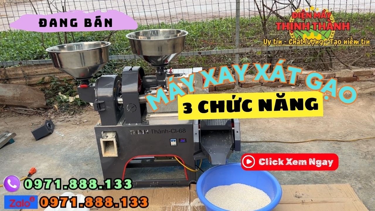 Hướng Dẫn Sử Dụng Máy Xát Gạo Inox 3 Chức Năng Có Sàng Rung Lọc Sạn Mới Nhất 2026
