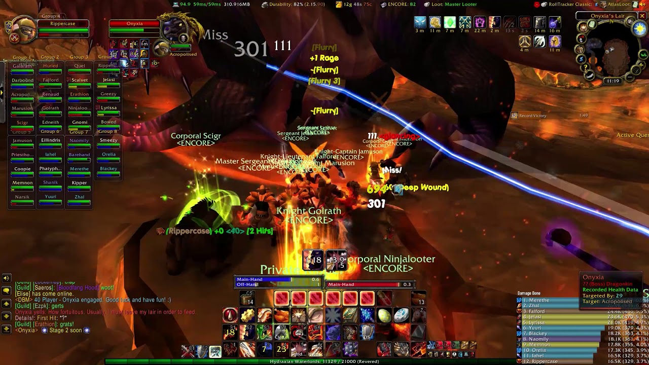 40-Man Onyxia Raid - Classic WoW