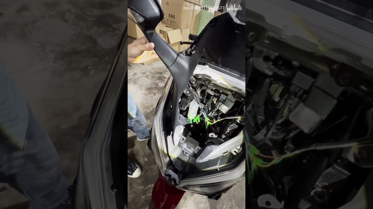 2023 FORZA 350 Electric Folding mirror