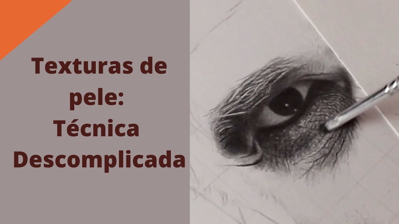 Como Desenhar Textura de Pele Realista| Rugas e Poros