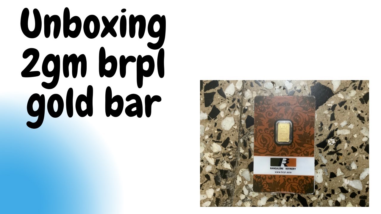 Unboxing BRPL 2gm gold bar from AJIO | Personal experience of buying gold online