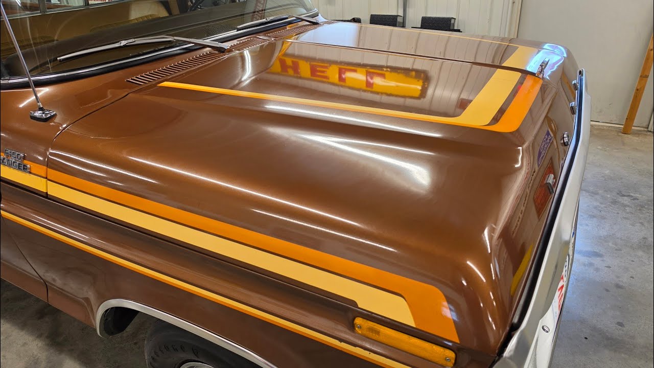 Cold Start 1978 Ford F150 Ranger Explorer For Sale 24,032 Miles Unrestored Survivor Original Paint