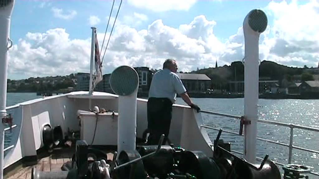 MV Balmoral sails Angelsey &  Menai Straits in the sun 2012