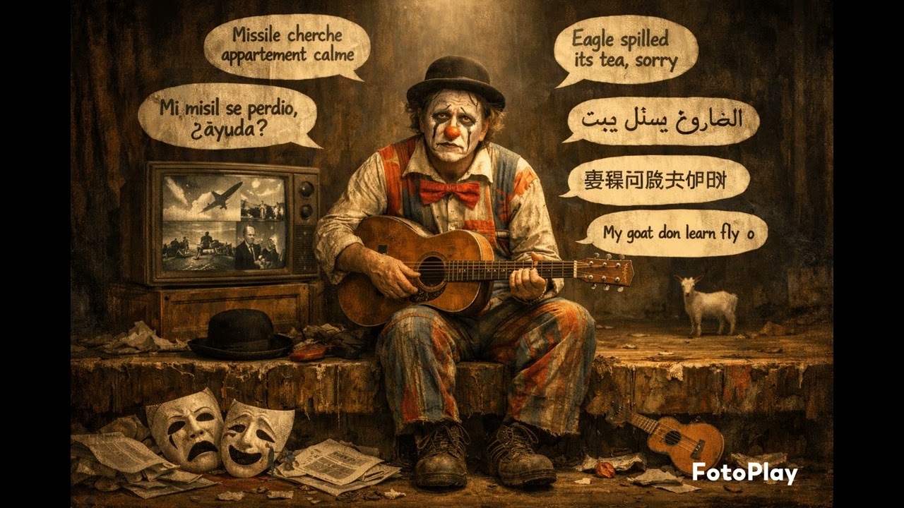 🤡 LE CLOWN PLANÉTAIRE 🌍😢 (6 langues )
