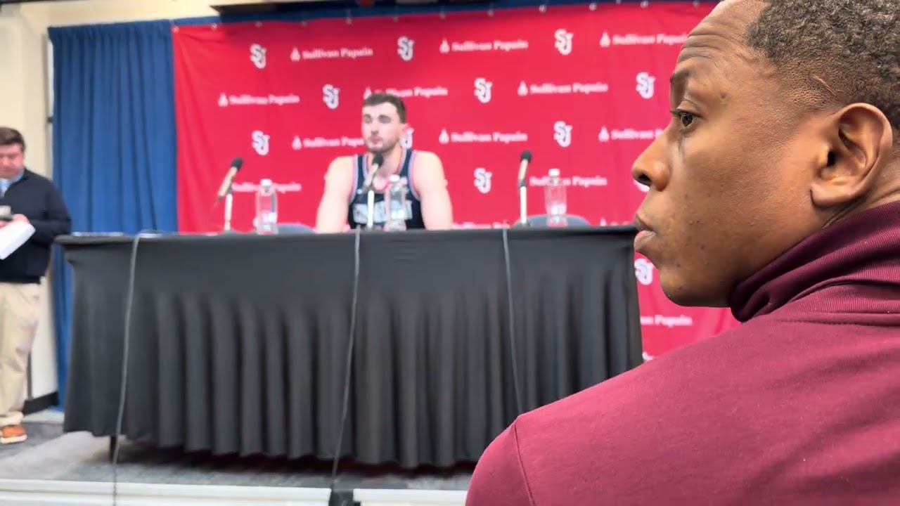 Postgame press conference St. John’s vs UCOnn Alex Karaban