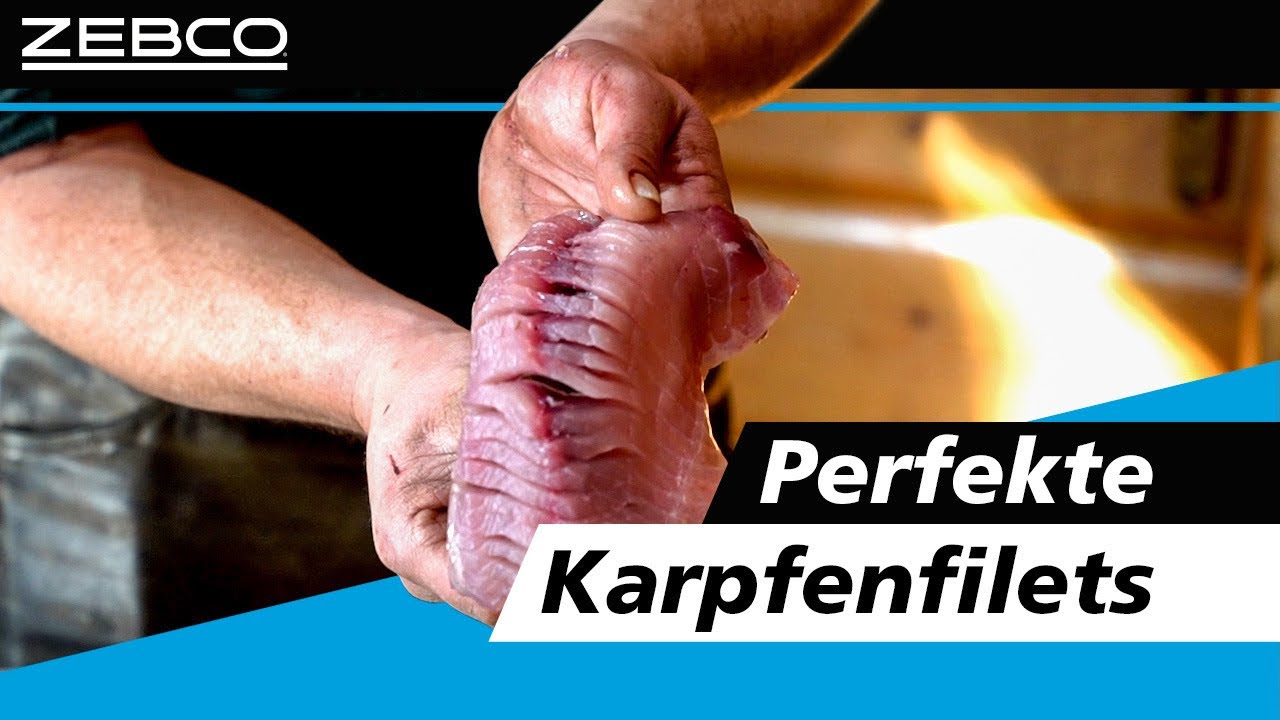 Karpfen filetieren und schröpfen + Sauberes Entfernen der Schuppen mittels Schuppentaschen-Schnitt!