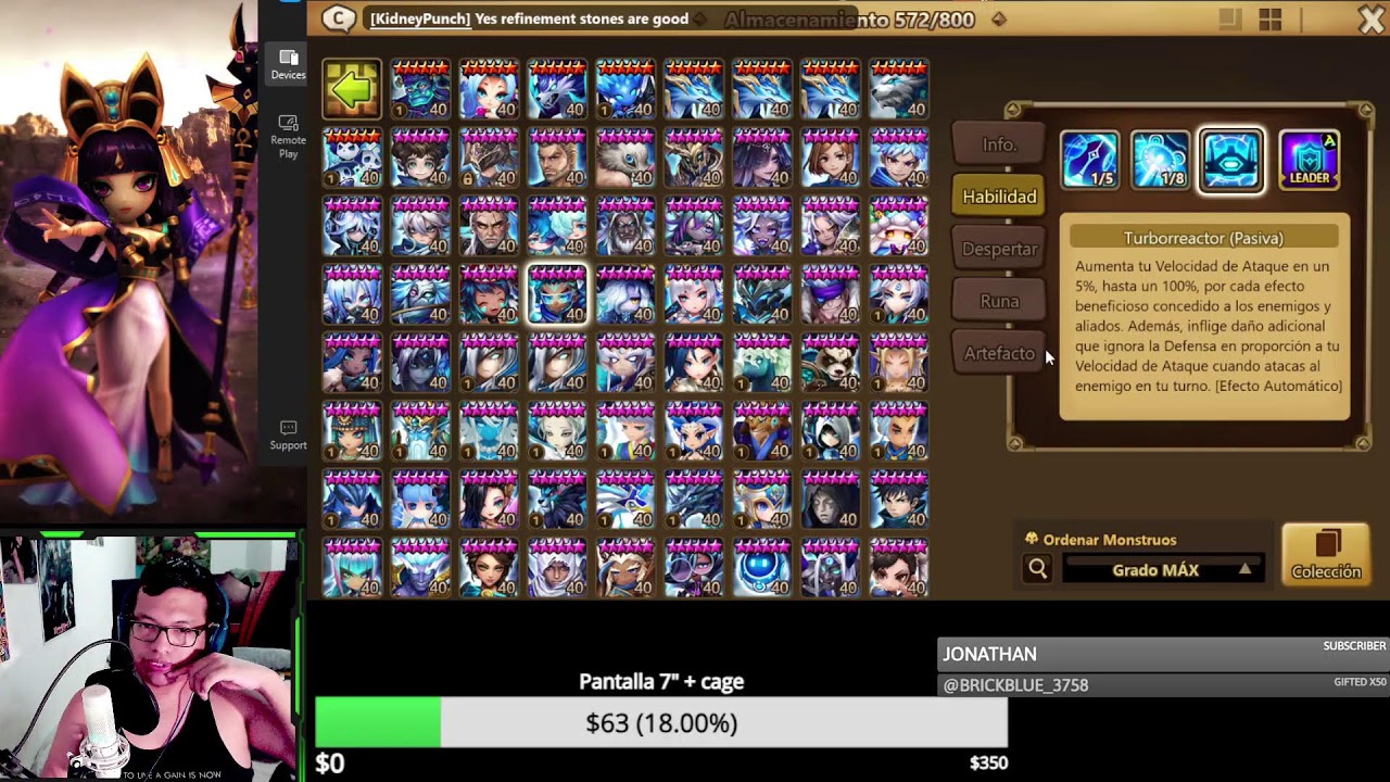 SUMMONERS WAR: MI CUARTO ES UN SAUNA